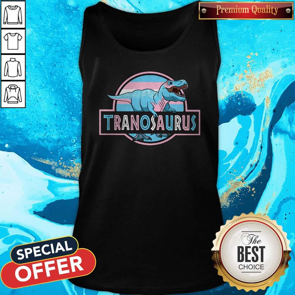 Awesome LGBT Tranosaurus Tank Top