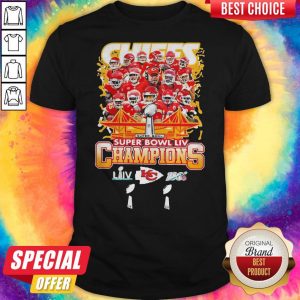 Official Kansas City Chiefs Super Bowl LIV Champs Shirt