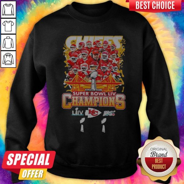 Official Kansas City Chiefs Super Bowl LIV Champs Sweatshirt