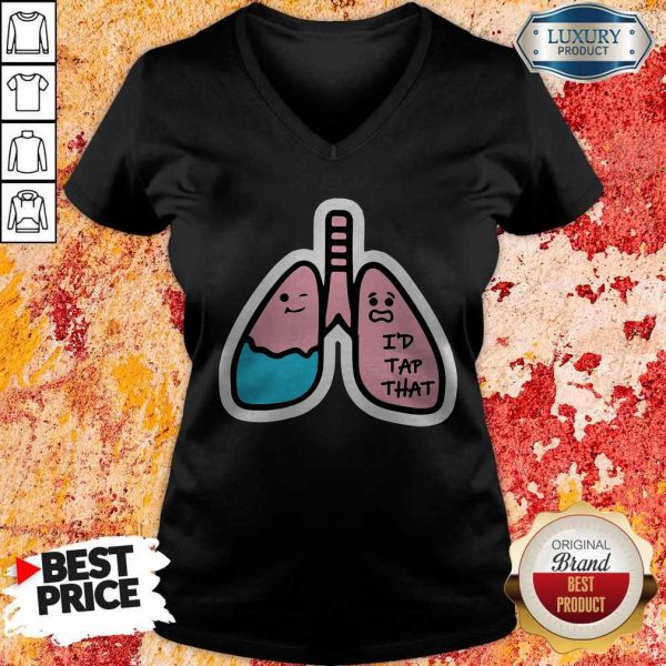 Original Respiratory Therapist I'd Tap That Halloween V-neck