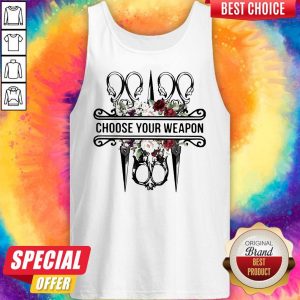 Original Top Sewing Choose Your Weapon Flowers Tank Top