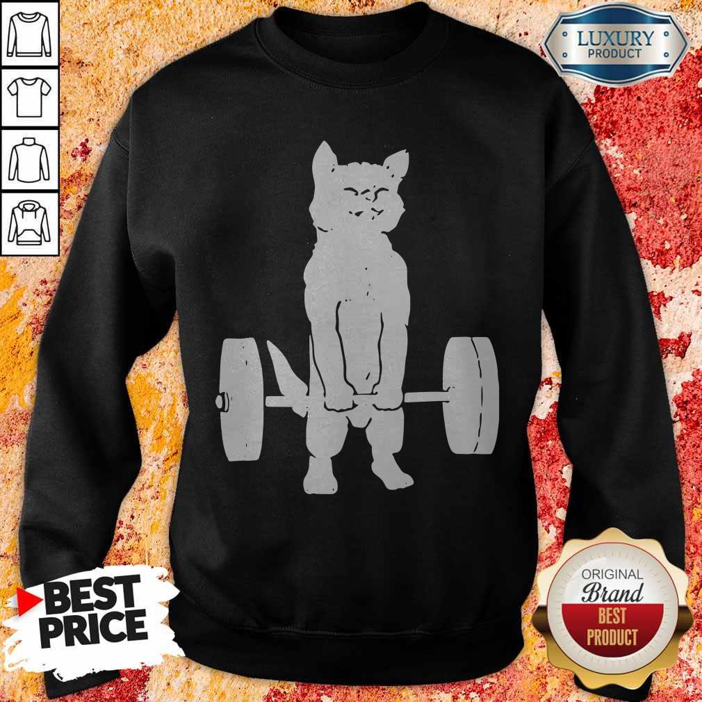 Pretty Cat And Gym Halloween Sweatshirt
