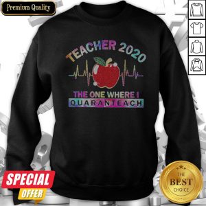 Apple Teacher 2020 The One Where Quaranteach Sweatshirt