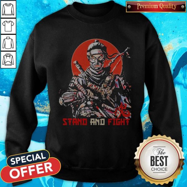 Ghost Of Tsushima Stand And Fight Sweatshirt