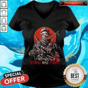 Ghost Of Tsushima Stand And Fight V-neck