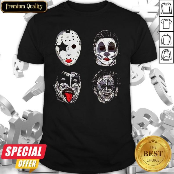 A History Of Horror Masks 1976 1980 1996 2020 Shirt