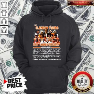 Official The Clemson Tigers 125TH Anniversary 1896 2021 Signatures Hoodie