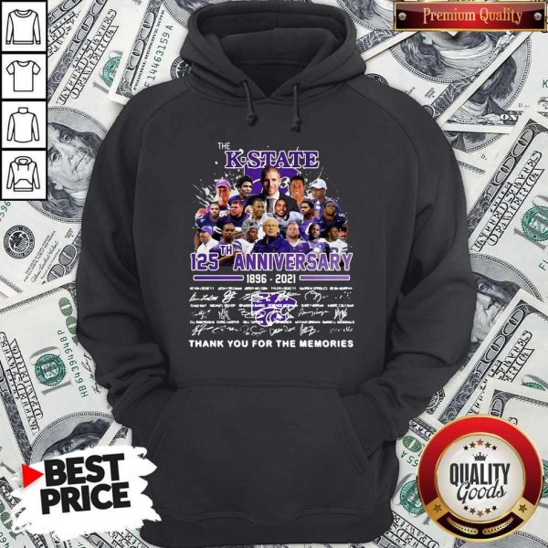 Official The K-state 125TH Anniversary 1896 2021 Signatures Hoodie