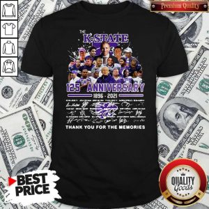 Official The K-state 125TH Anniversary 1896 2021 Signatures Shirt