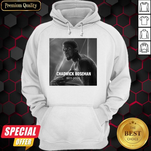 Rip Chadwick Boseman Black Panther 1977 2020 Thank You For The Memories Signature Hoodie