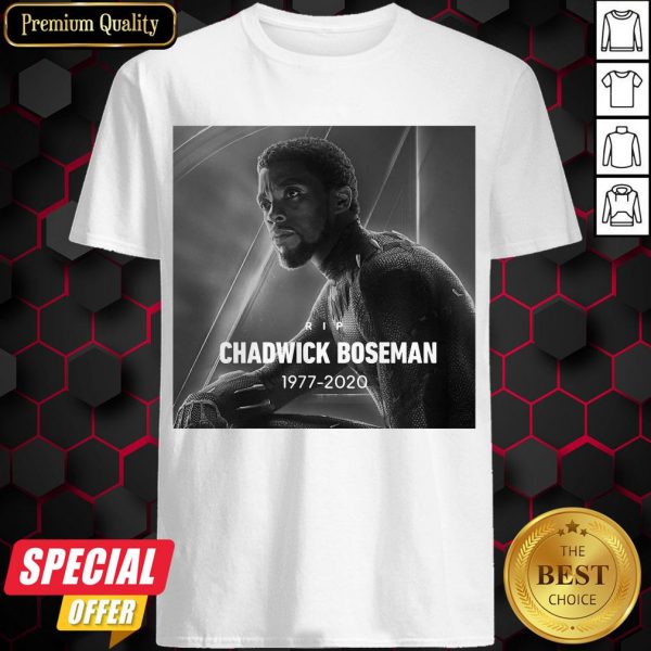 Rip Chadwick Boseman Black Panther 1977 2020 Thank You For The Memories Signature Shirt