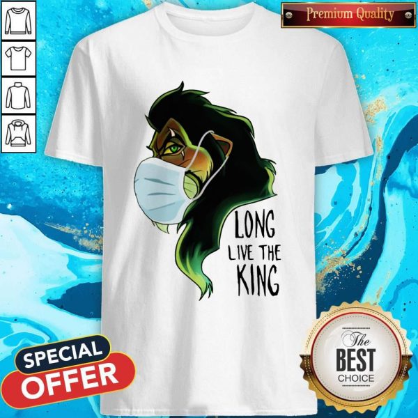 Scar Lion Face Mask Long Live The King Shirt