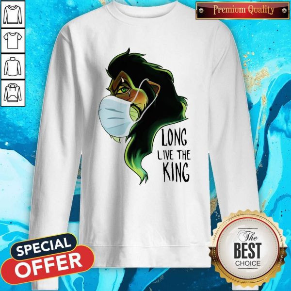 Scar Lion Face Mask Long Live The King Sweatshirt
