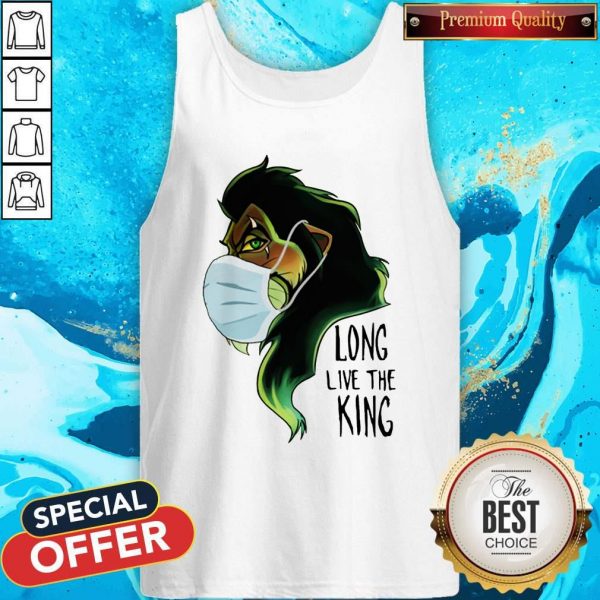 Scar Lion Face Mask Long Live The King Tank Top