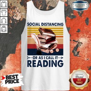 Social Distancing Or As I Call It Reading Vintage Tank Top