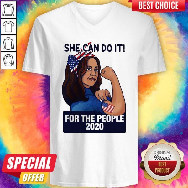 Strong Woman She Can Do It For The People 2020 V-neck