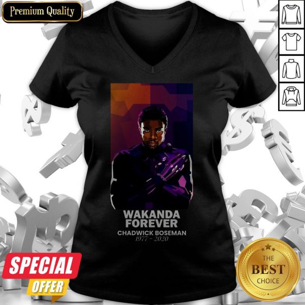The King Of Wakanda Black Panther Had Dies 1977-2020 V-neck