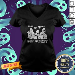 2020 Ghost The Year Of Boo Sheet Halloween V-neck