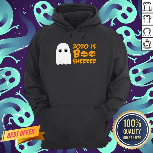 2020 Is Boo Sheet Funny Halloween Cute Spooky Ghost Hoodie