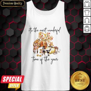 Autumn Horse It’s The Most Wonderful Time Of The Year Tank Top