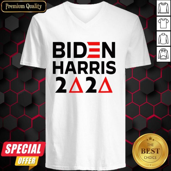 Biden Harris Delta Sigma Theta Sorority Voter 2020 V-neck