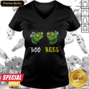 Boo Bees Couples Halloween Costume Funny V-neck