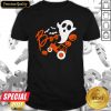 Boo Ghost Rider Tractor Farmer Pumpkin Halloween Costume Shirt