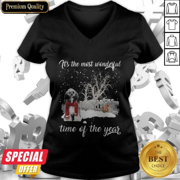 Chinese Crested It’s The Most Wonderful Time Of The Year V-neck