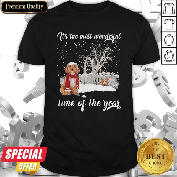 Cockapoo It’s The Most Wonderful Time Of The Year Shirt