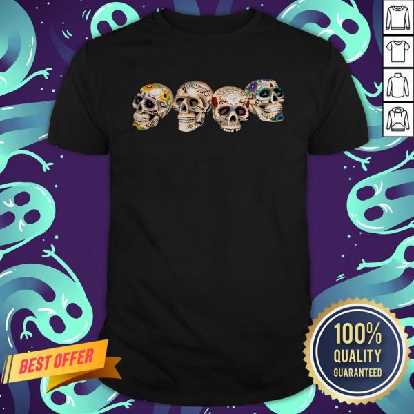 Day Of The Dead Dia De Los Muertos Sugar Skulls Shirt