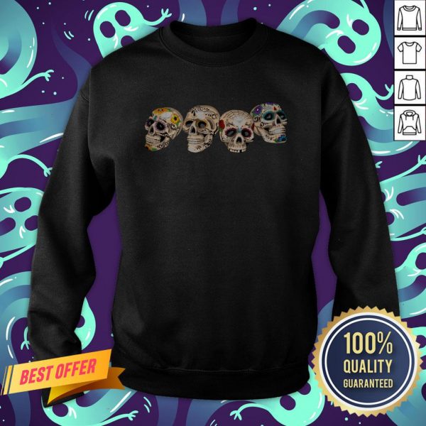 Day Of The Dead Dia De Los Muertos Sugar Skulls Sweatshirt