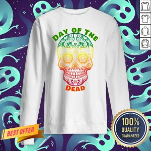 Day Of The Dead Muertos Sugar Skull Color Sweatshirt