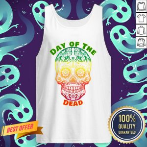 Day Of The Dead Muertos Sugar Skull Color Tank Top