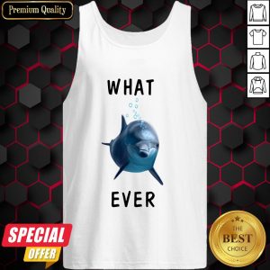 Dolphin What Ever Vintage Retro Tank Top