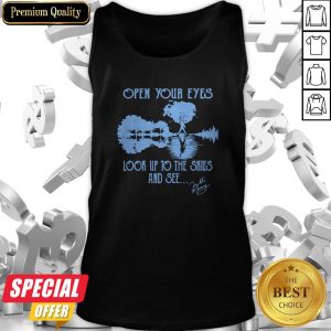 Freddie Mercury Open Your Eyes Look Up To The Skies And See Signature Tank Top