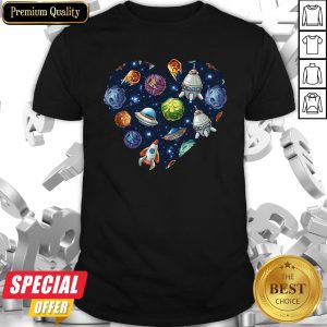 Funny Space Heart Shirt