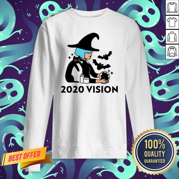 Halloween Day 2020 Vision Witch Quarantine Sweatshirt
