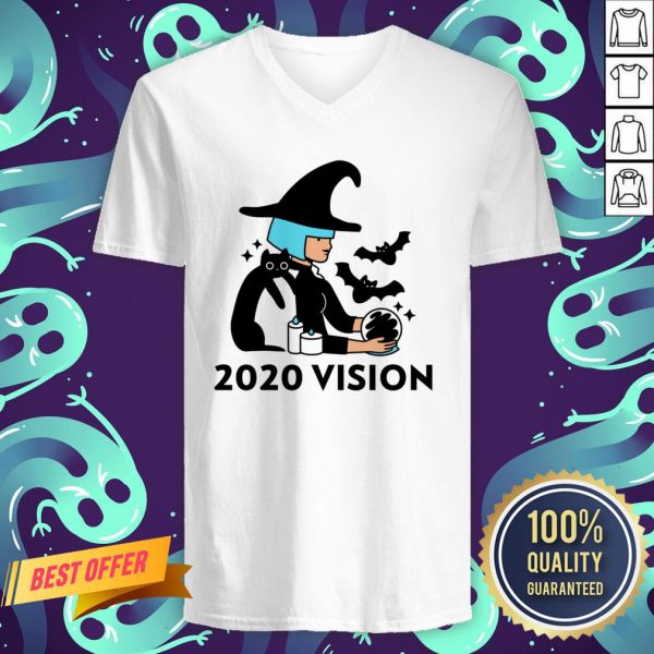 Halloween Day 2020 Vision Witch Quarantine V-neck