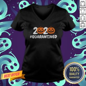 Halloween Pumpkins 2020 Quarantined V-neck