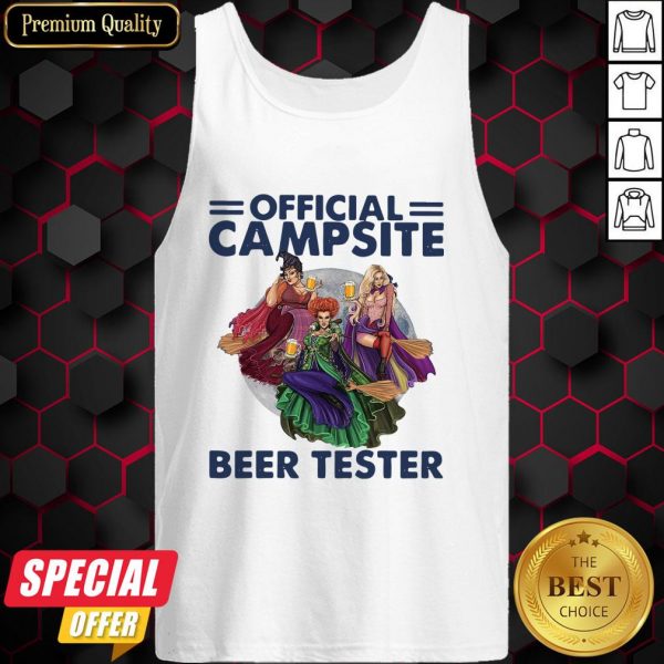 Hocus Pocus Official Campsite Beer Tester Tank Top