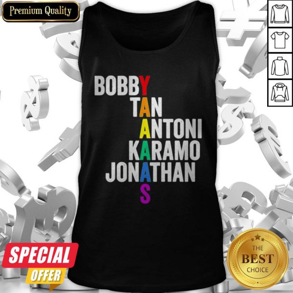 LGBT Queer Eye Bobby Tan Antoni Karamo Jonathan Yaaaas Tank Top