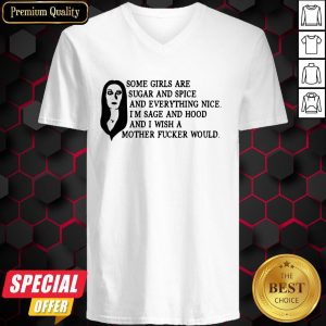 Morticia Addams Some Girls Are Sugar And Spice And Everything Nice V-neck