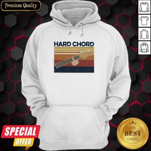 Official Hard Chord Vintage Guitar Hoodie