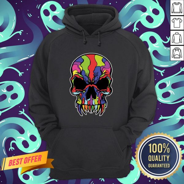 The Bad And The Good In One Color Skull Will Rock Your Life Day Dead Hoodie