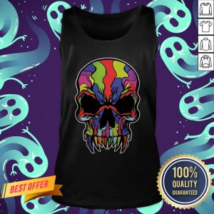 The Bad And The Good In One Color Skull Will Rock Your Life Day Dead Tank Top