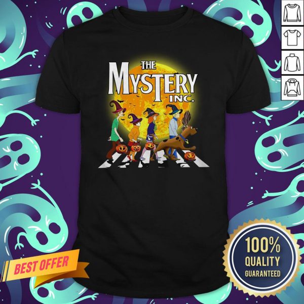 The Mystery INC Scooby Doo Abbey Road Parody Moon Halloween Shirt