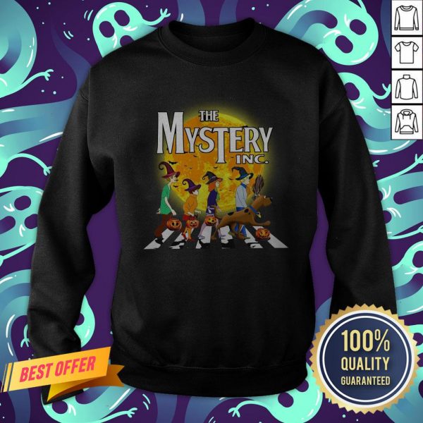 The Mystery INC Scooby Doo Abbey Road Parody Moon Halloween Sweatshirt