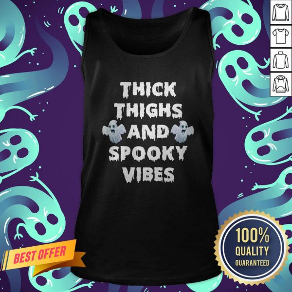 Thick Thighs And Spooky Vibes Halloween 2020 Tank Top