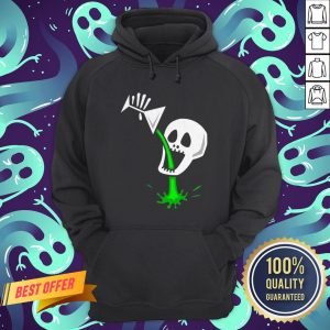 Thirsty Skull Fun For Halloween Or Day Of The Dead Hoodie