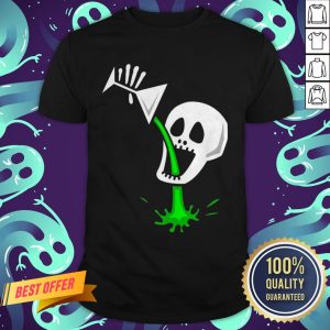 Thirsty Skull Fun For Halloween Or Day Of The Dead Shirt